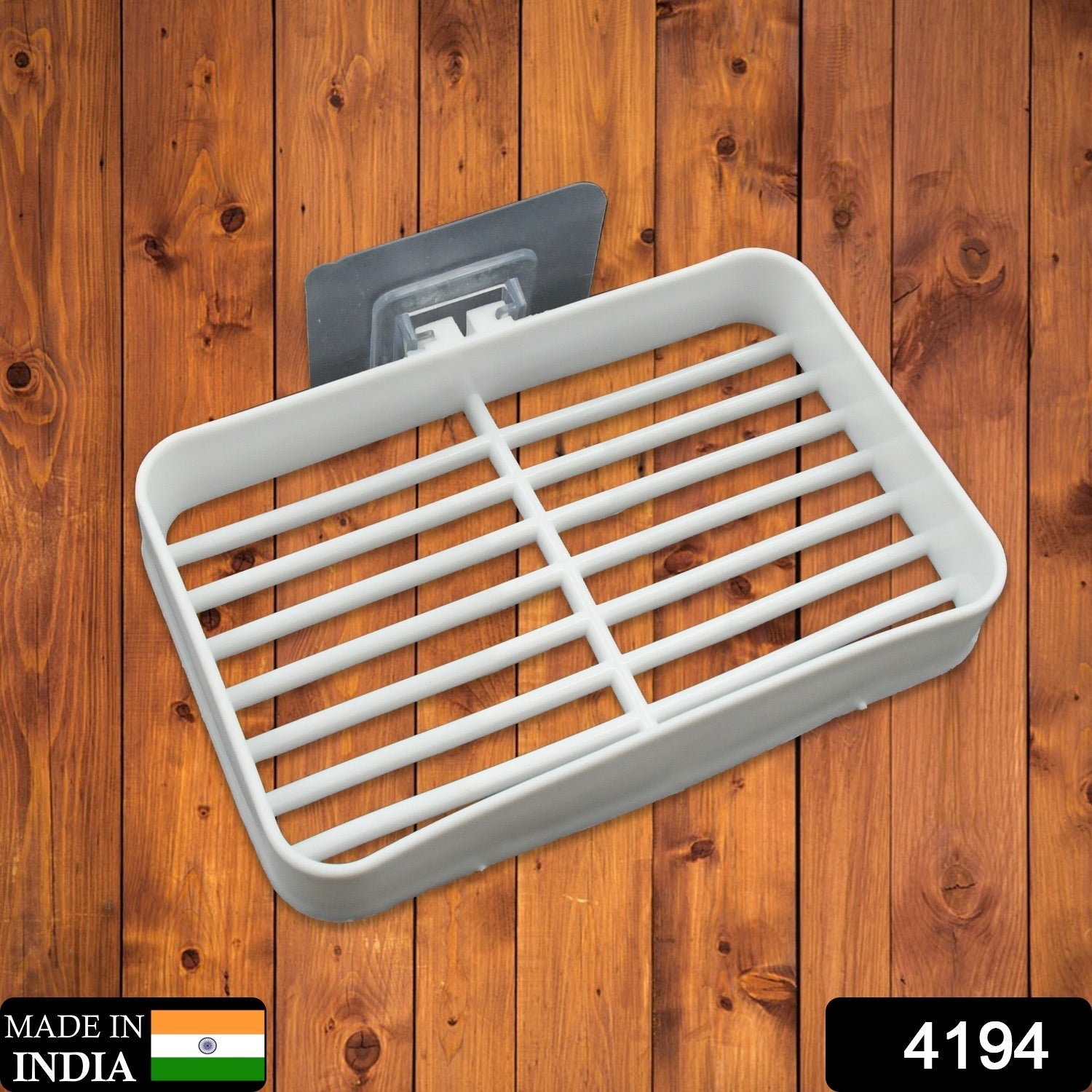 4194 Soap Dish Holder for Bathroom Shower Wall Mounted Self Adhesive Soap Holder Saver Tray-Plastic Sponge Holder for Kitchen Storage Rack Soap Box (Plastic Box) 4194 Soap Dish Holder for Bathroom Shower Wall Mounted Self Adhesive Soap Holder Saver Tray-Plastic Sponge Holder for Kitchen Storage Rack Soap Box (Plastic Box)